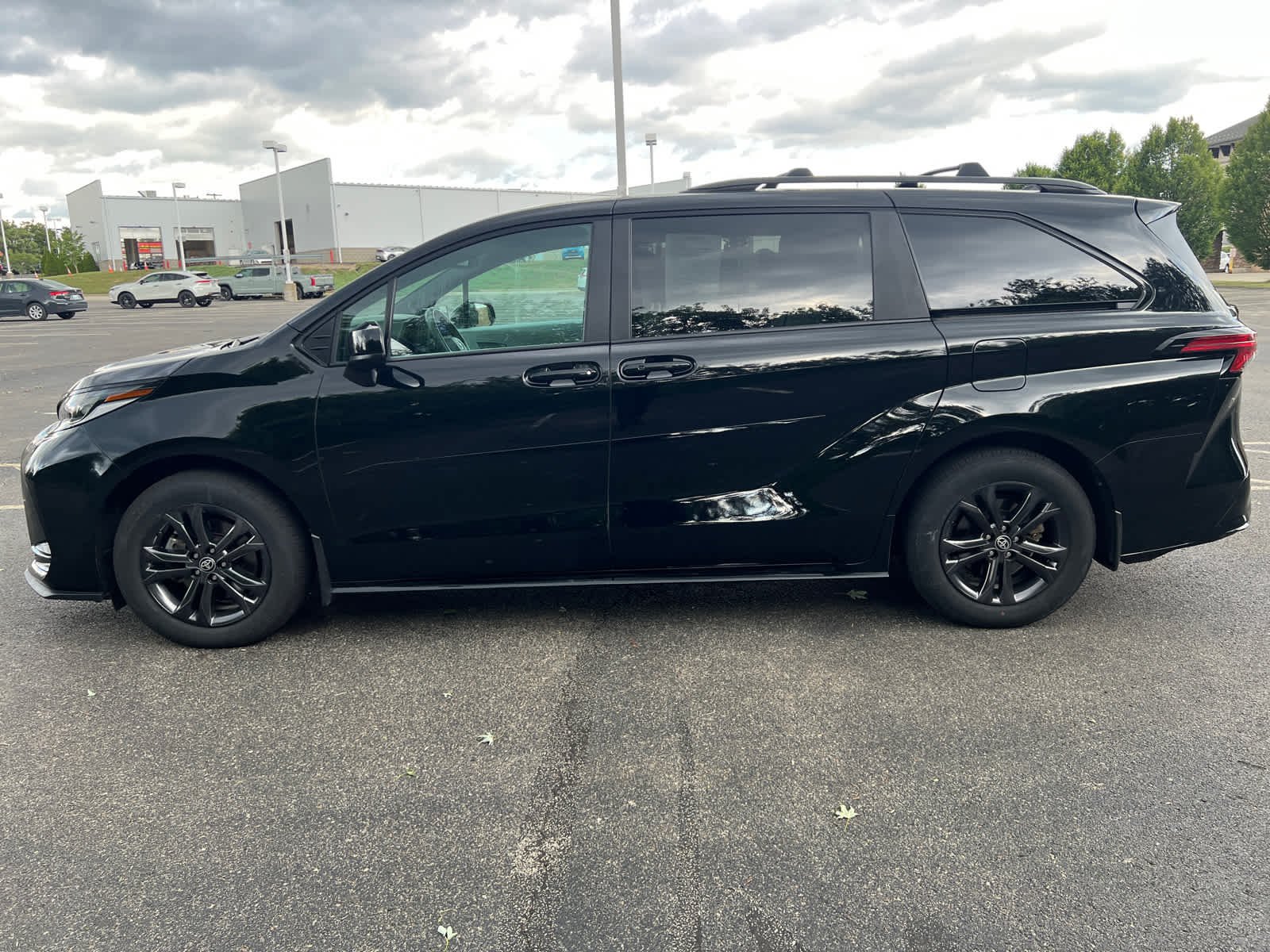 Certified Used 2025 Midnight Black Metallic Toyota XSE image 6