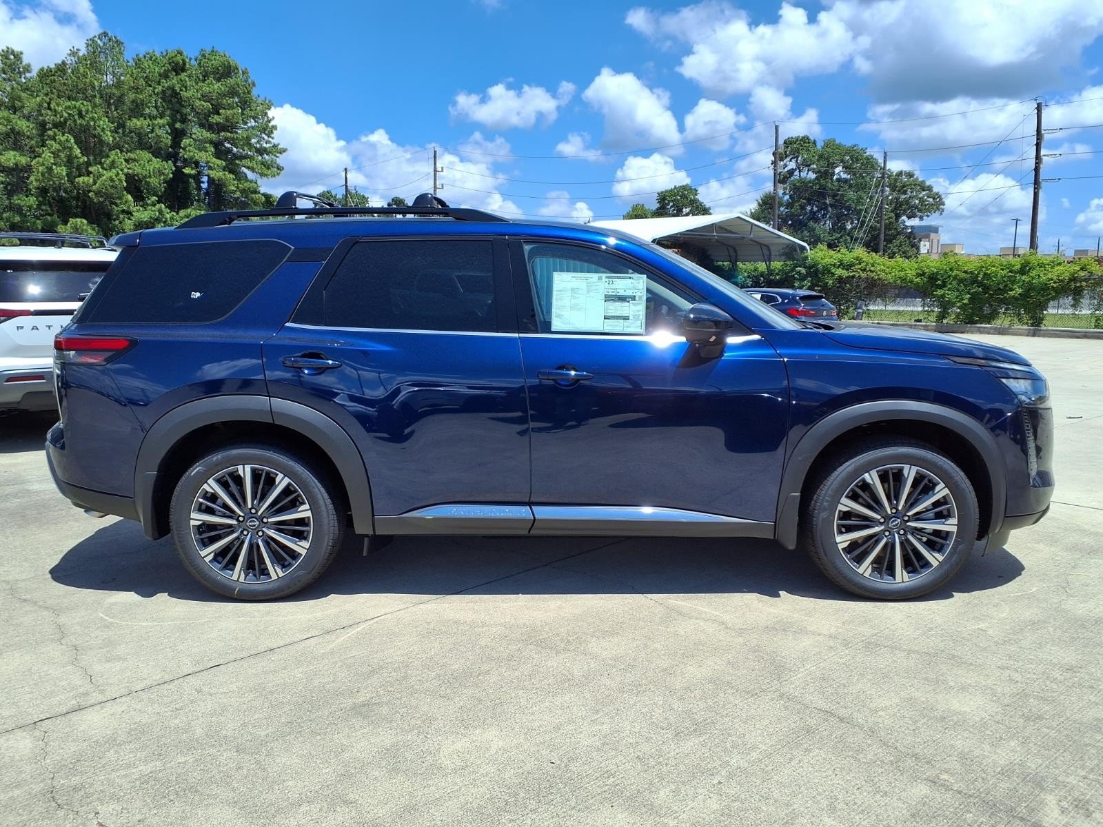 2026 Nissan Pathfinder Platinum Blue at Robbins Nissan