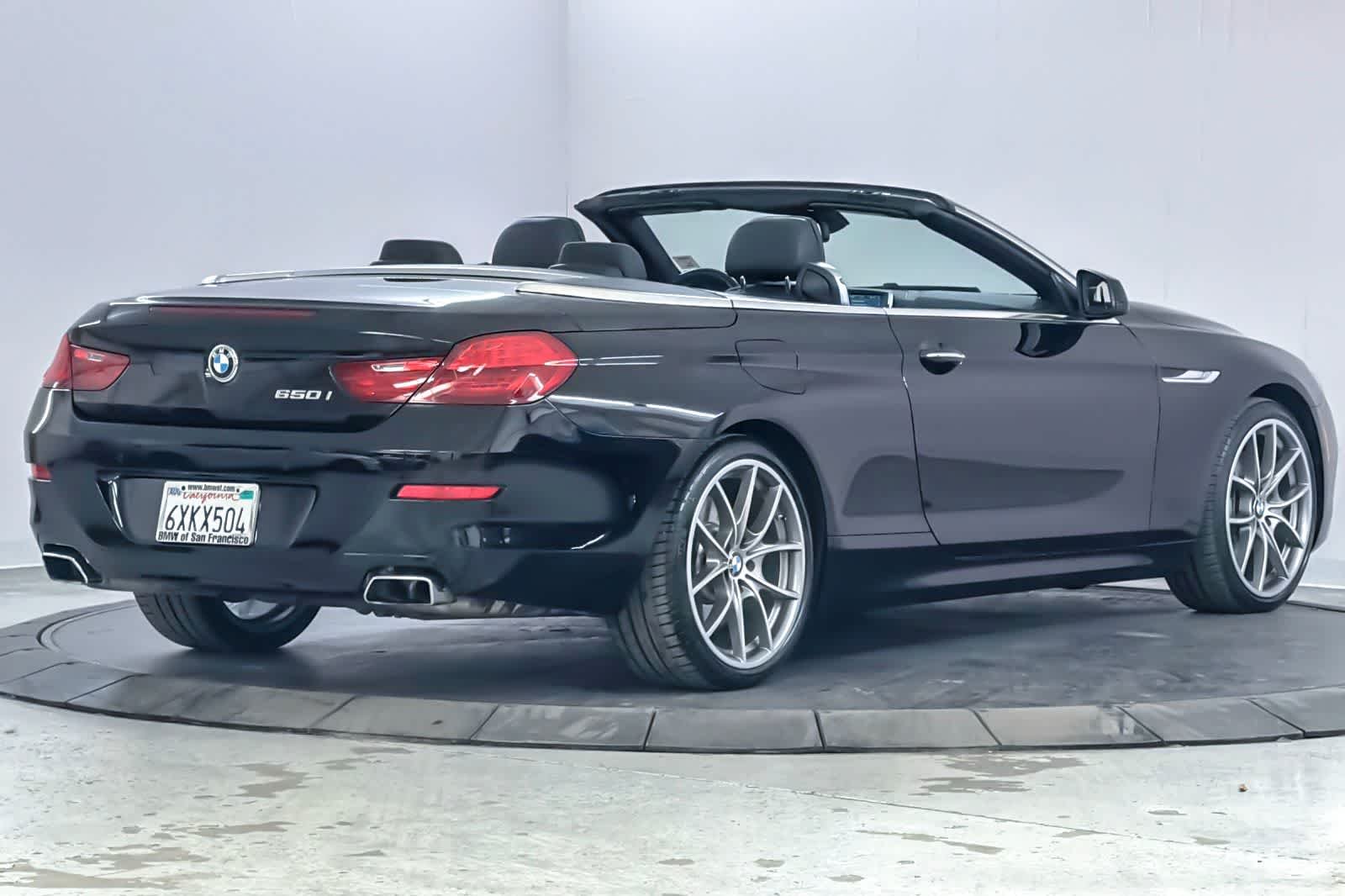 Used 2012 BMW 6 Series 650i with VIN WBALZ3C54CC397630 for sale in San Francisco, CA