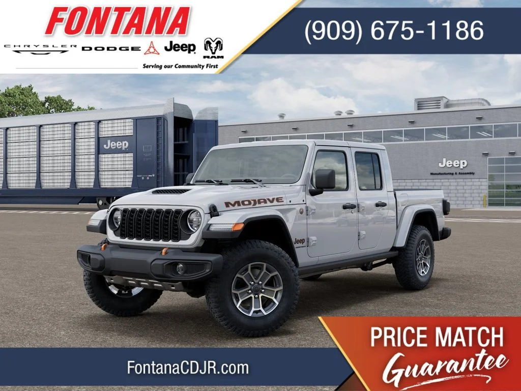 New 2026 Bright White Clear-Coat Exterior Paint Jeep Mojave image 1