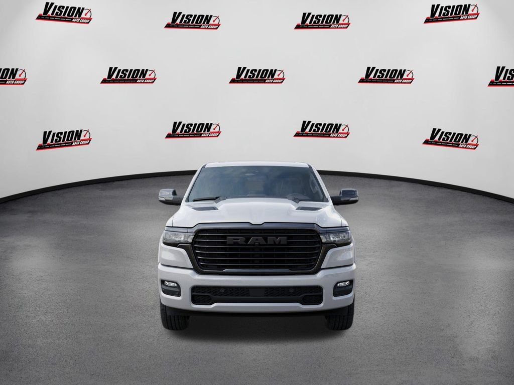 New 2026 Ivory White Tri-Coat Pearl-Coat Exterior Paint RAM Laramie image 6