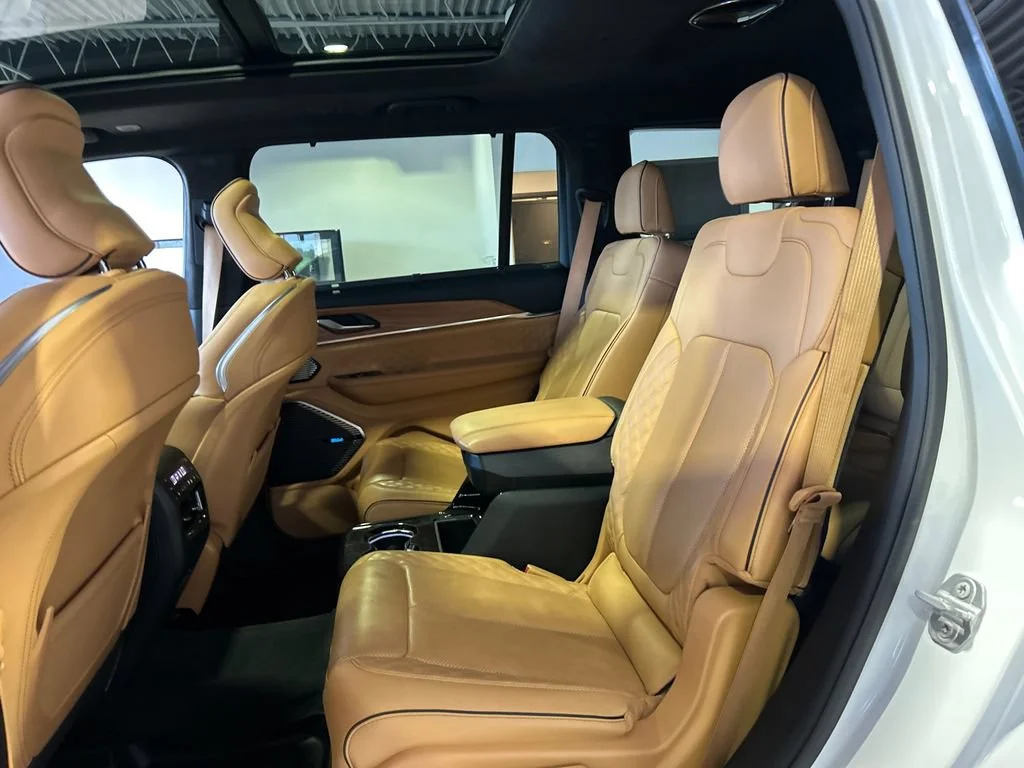 Used 2021 Bright White Clearcoat Jeep Summit Reserve image 35