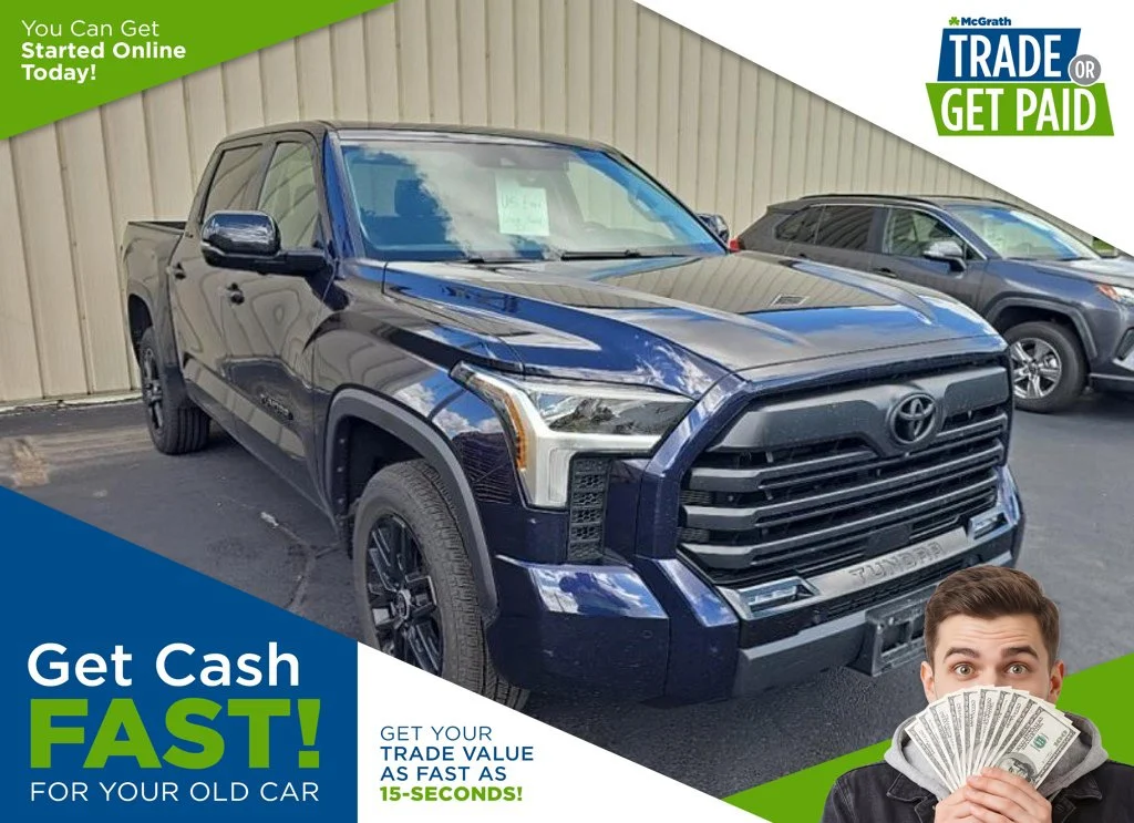 Used 2024 Blue Toyota Limited image 1