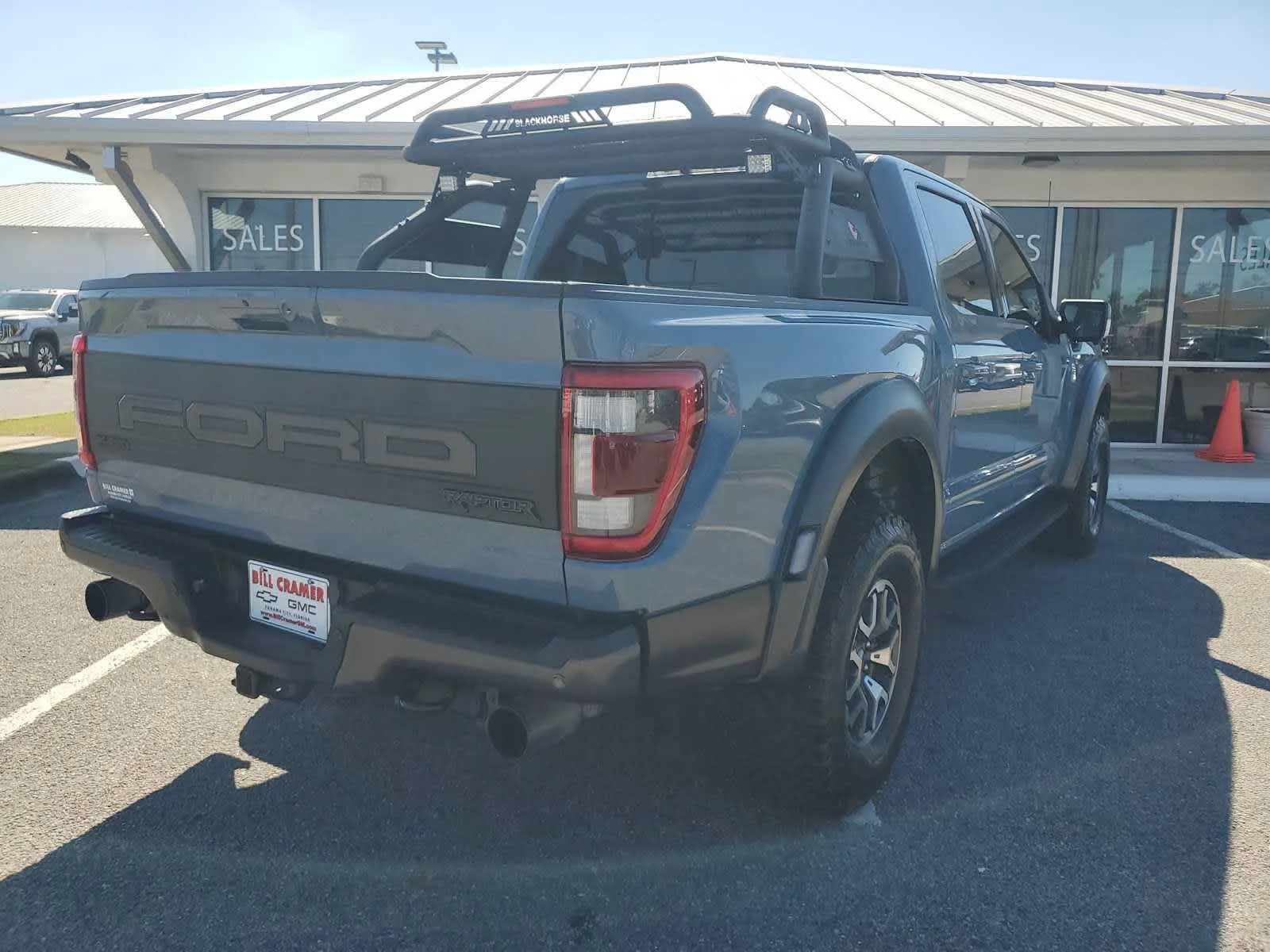 Used 2023 Antimatter Blue Metallic Ford Raptor image 8