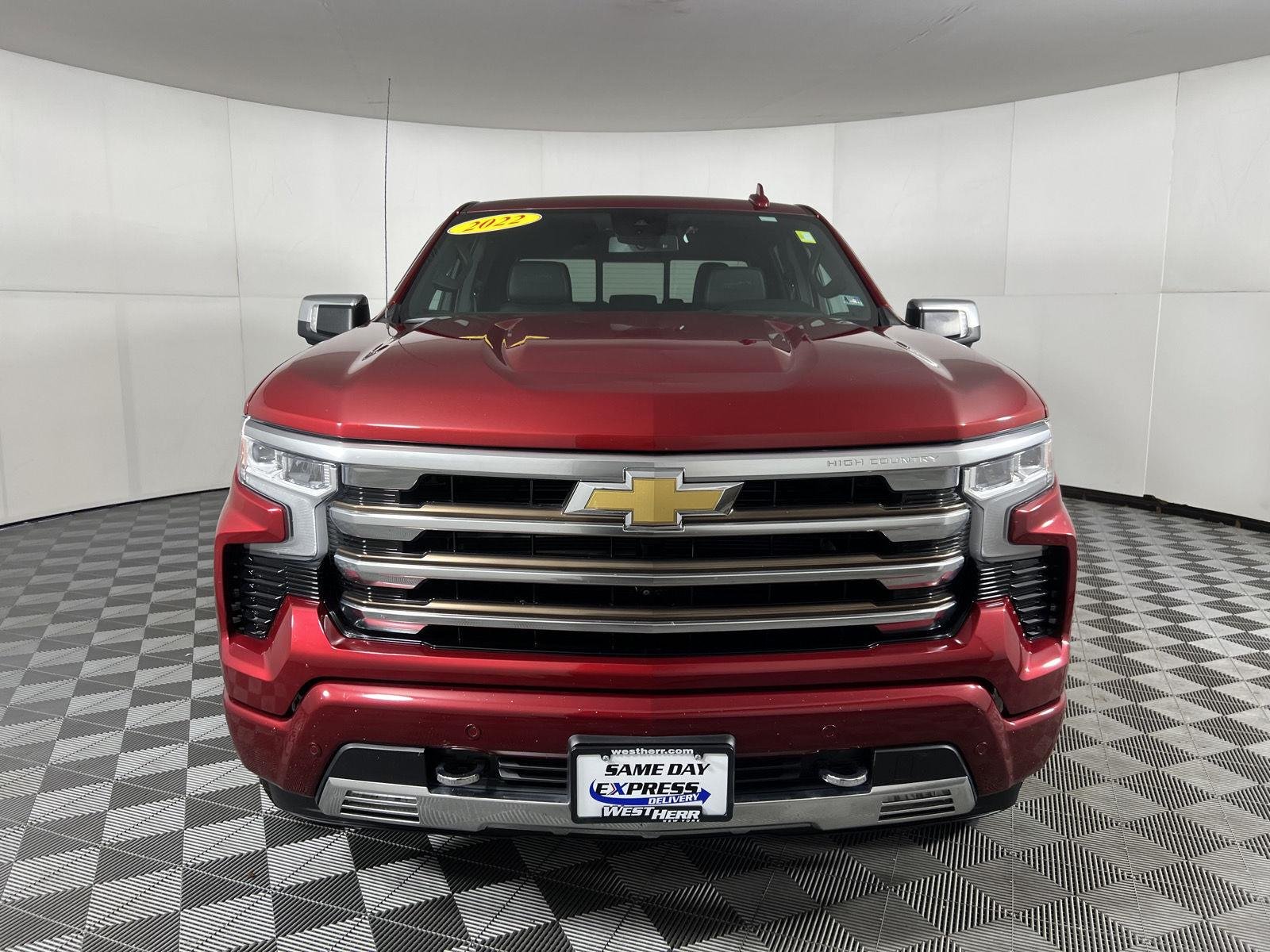 Used 2022 CHERRY RED TINTCOAT Chevrolet High Country image 19