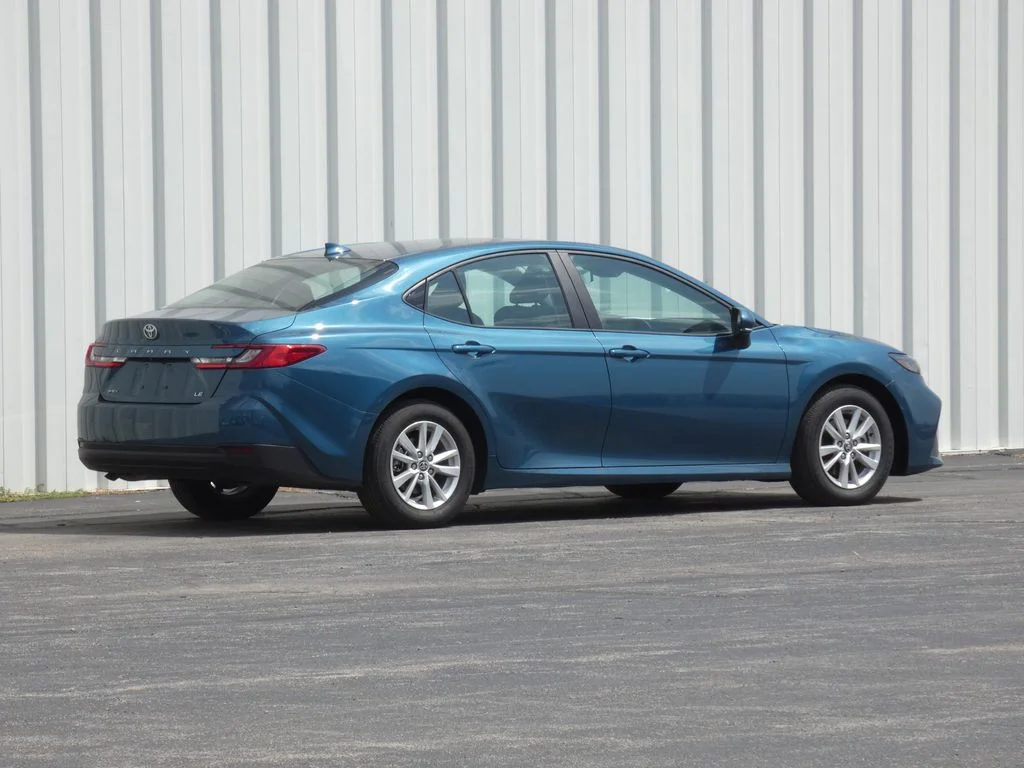 Used 2025 Blue Toyota LE image 3