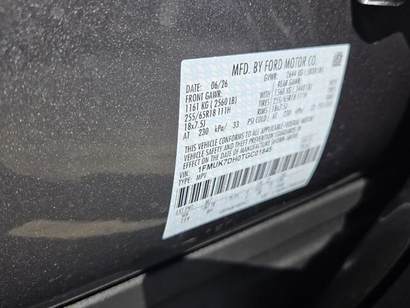 New 2026 Carbonized Gray Metallic Ford Active image 6