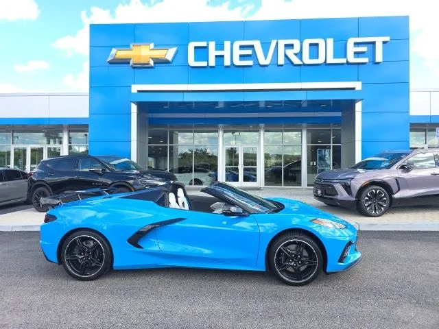 Used 2022 Blue Chevrolet Stingray image 2