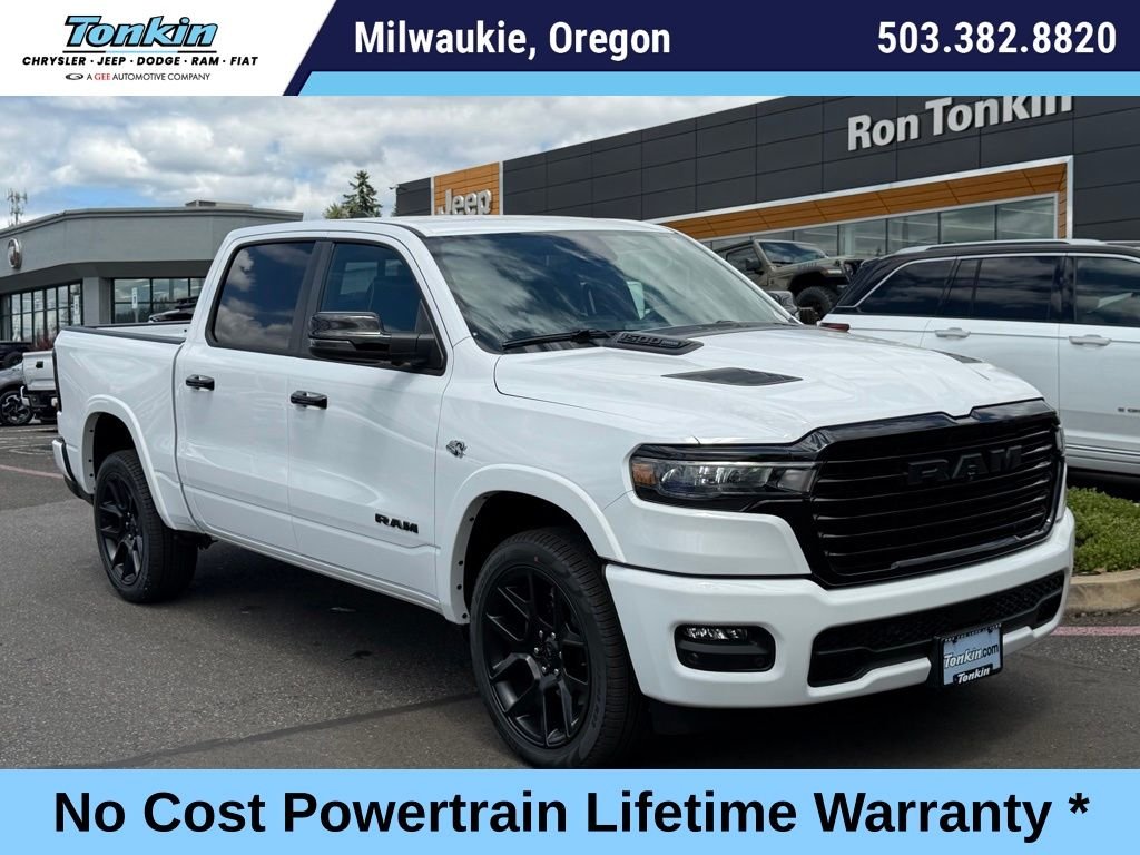 New 2026 Bright White Clear-Coat Exterior Paint RAM Laramie image 1