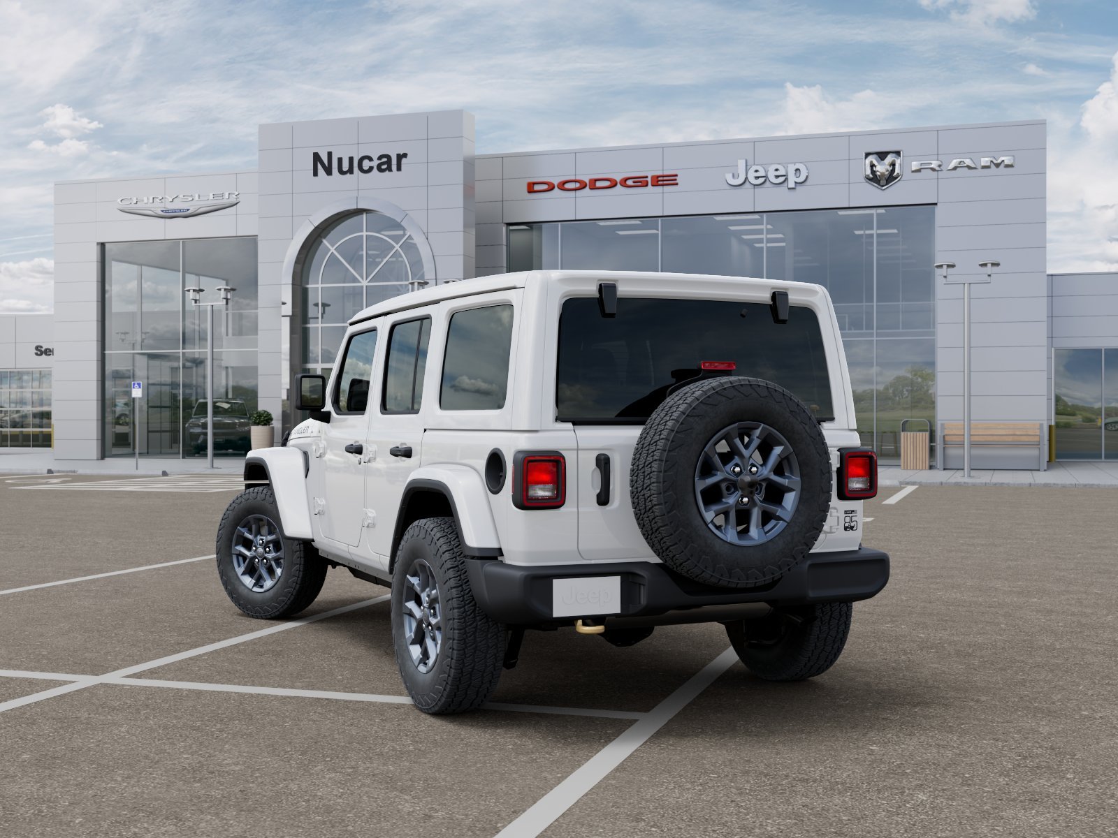 New 2026 Bright White Clearcoat Jeep 85th Anniversary Edition image 21