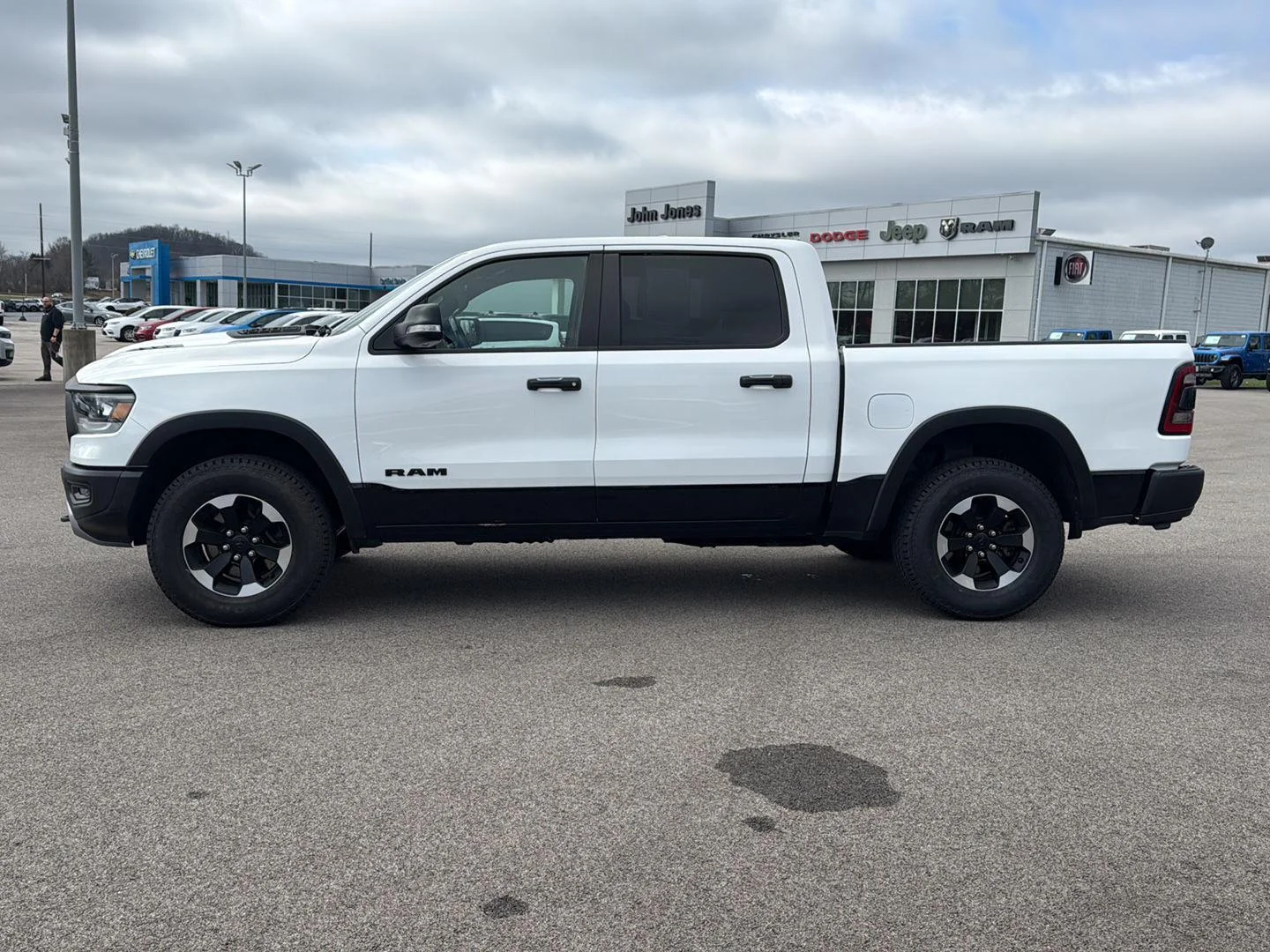 Used 2022 Bright White Clearcoat Ram Rebel image 6