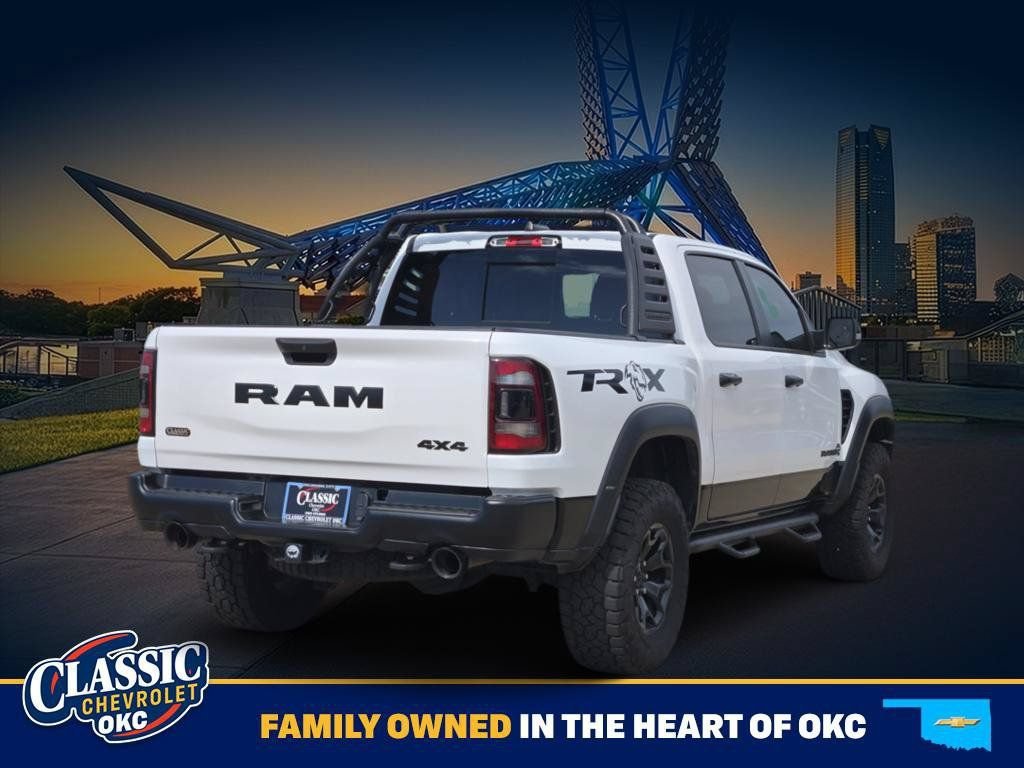 Used 2021 Bright_white_clearcoat Ram TRX image 7
