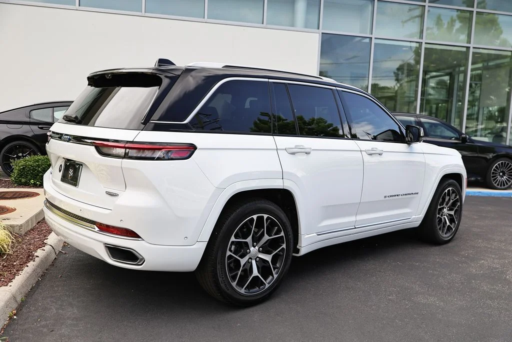 Used 2022 Bright White Clearcoat Jeep Summit Reserve 4xe image 7