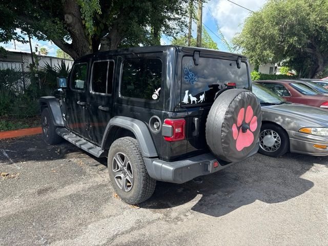 Used 2021 Black Jeep Unlimited Sport S image 5