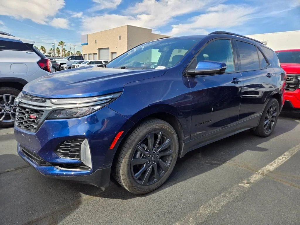 Used 2022 Blue Glow Metallic Chevrolet RS image 1