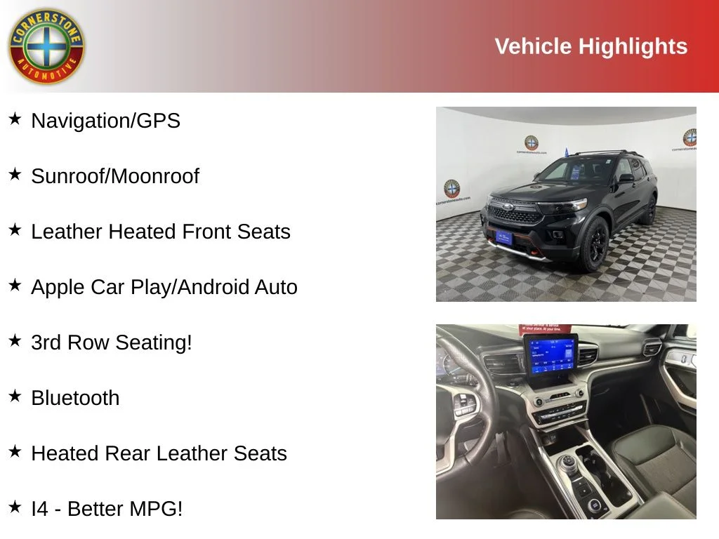 Certified 2023 Ford Explorer TIMBERLINE with VIN 1FMSK8JH9PGA14143 for sale in Elk River, Minnesota