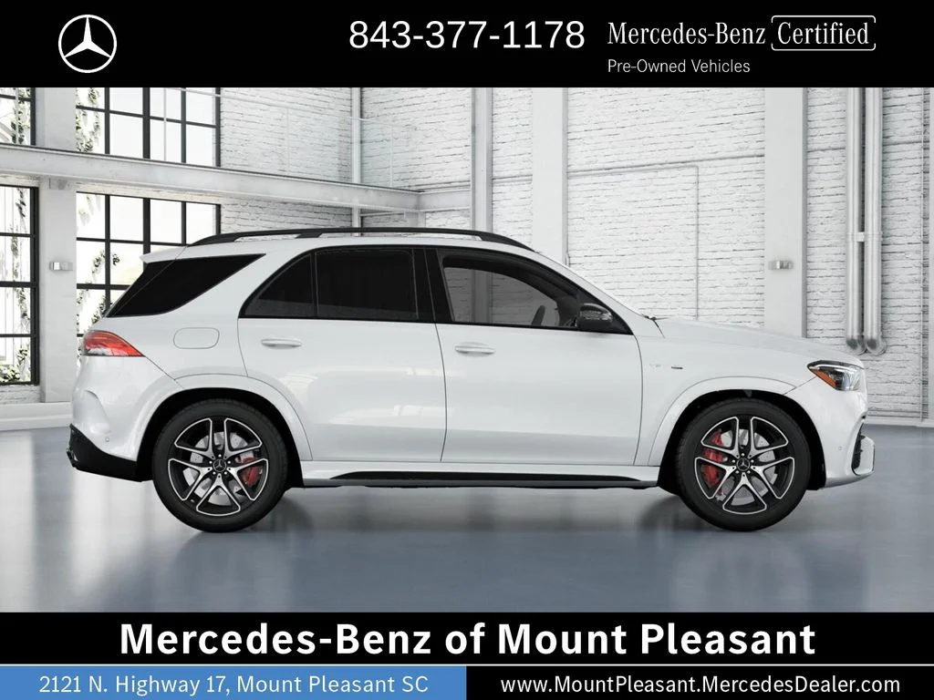 Certified Used 2025 MANUFAKTUR Moonlight White Metallic Mercedes-AMG GLE 63 S AMG® image 16