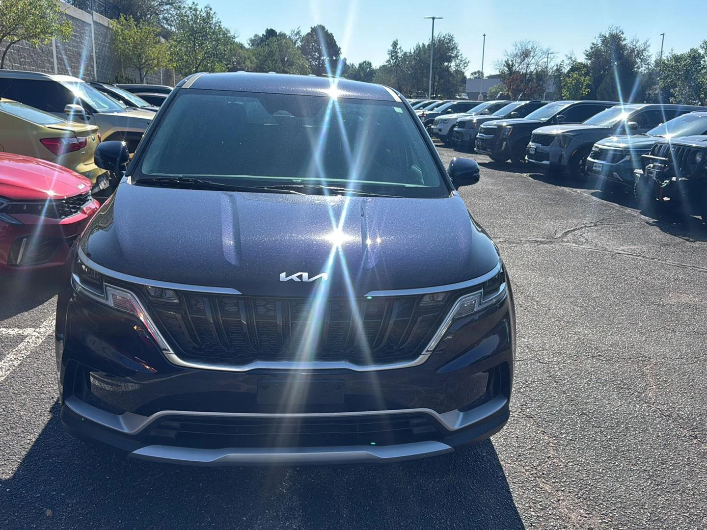 Used 2024 Deep Chroma Blue Kia LX image 1