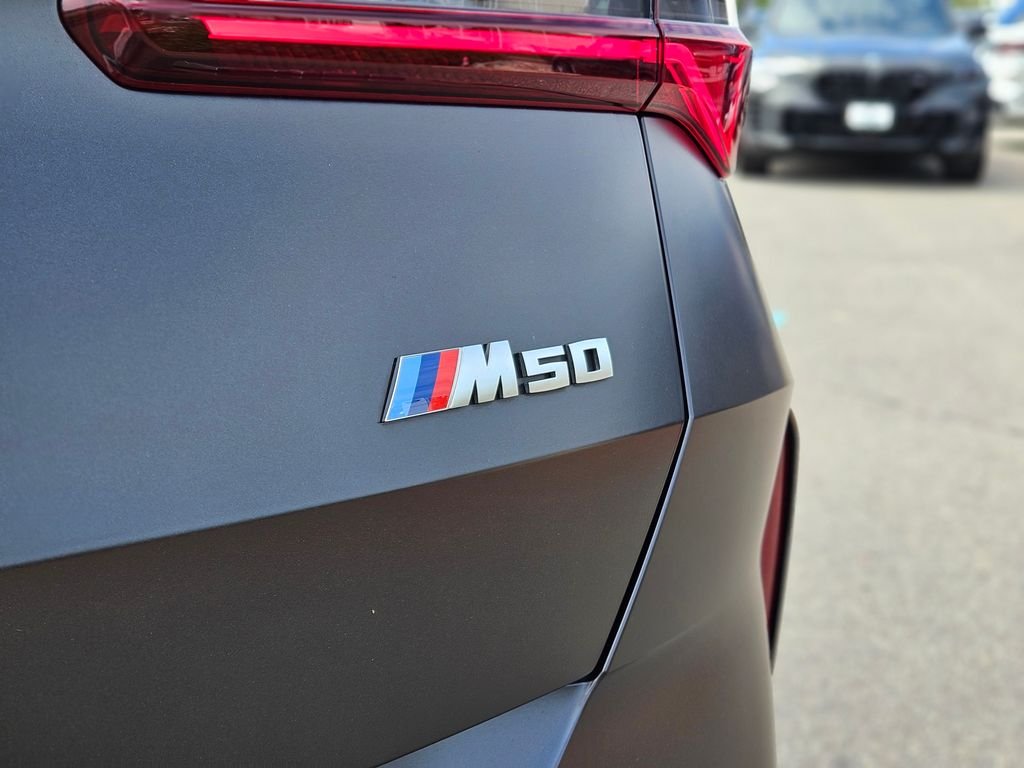 Certified Used 2025 Frozen Deep Grey BMW M50 xDrive image 12