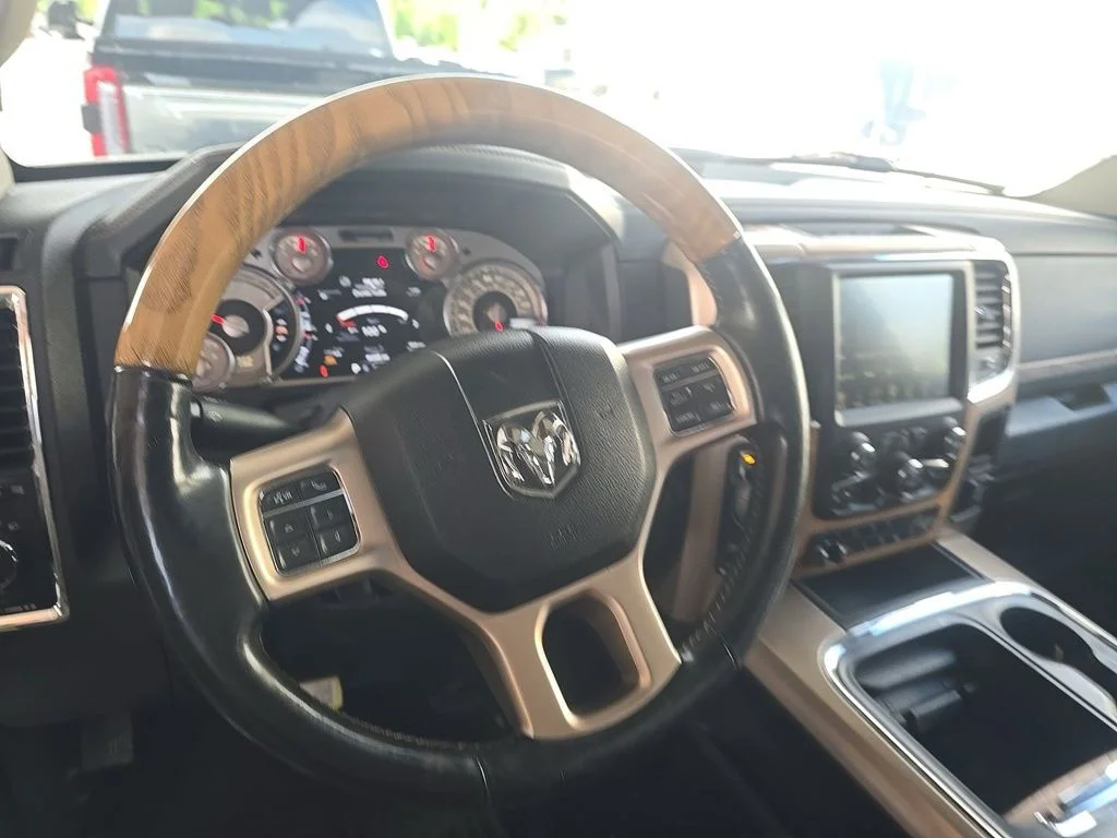 Used 2017 Pearl White Ram Laramie Longhorn image 10