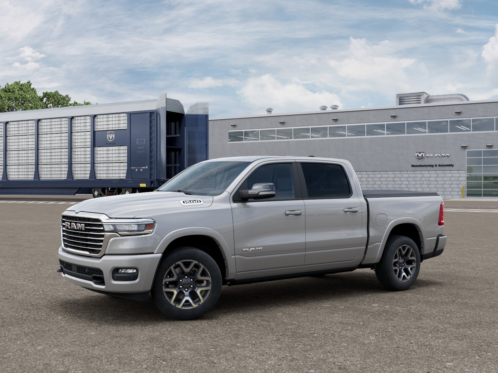 New 2026 Silver Zynith Exterior Paint RAM LARAMIE image 2