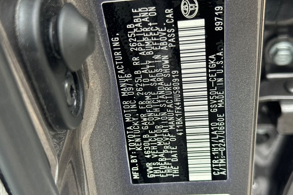 Certified Used 2017 Gray Toyota XLE image 35
