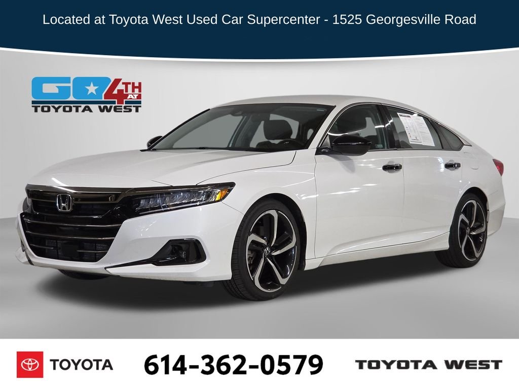 Used 2021 White Honda Sport Special Edition image 1