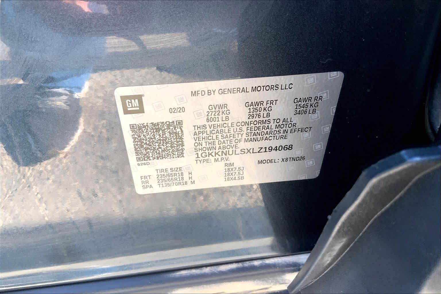Used 2020 Dark Sky Metallic GMC SLT image 35