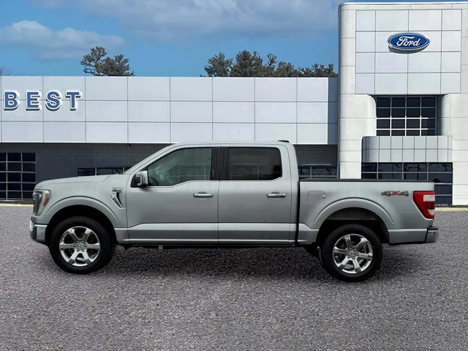 Used 2021 Iconic Silver Ford King Ranch image 2
