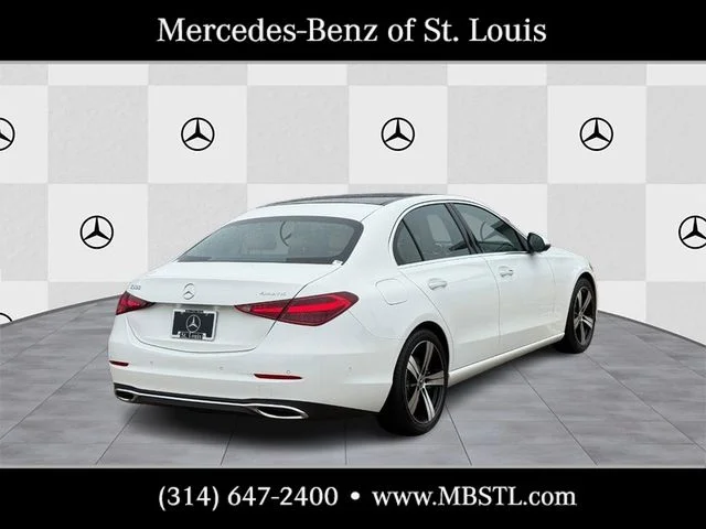 New 2026 Polar White Mercedes-Benz C 300 image 3