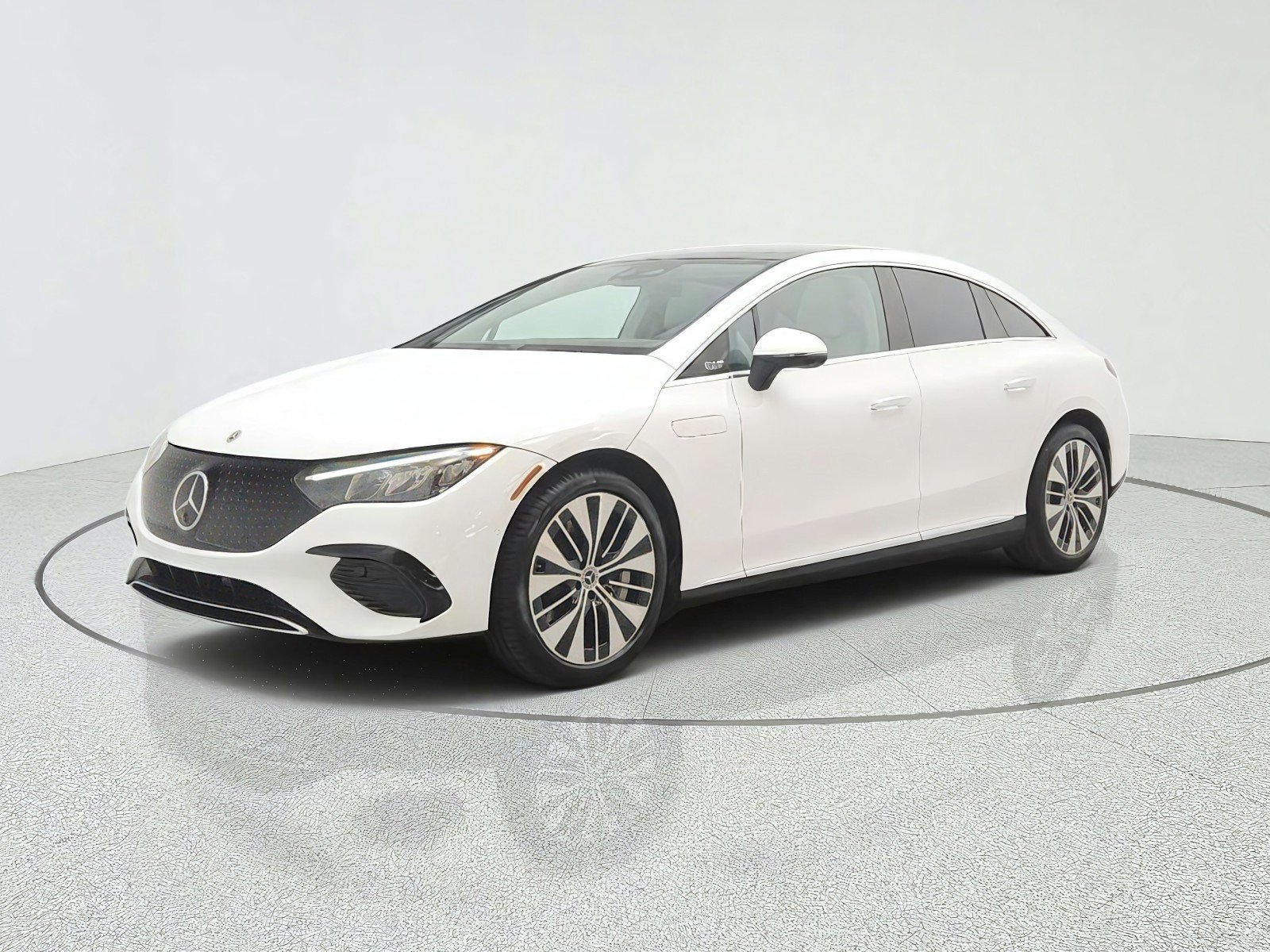Certified Used 2024 Polar White Mercedes-Benz EQE 350+ Sedan image 1