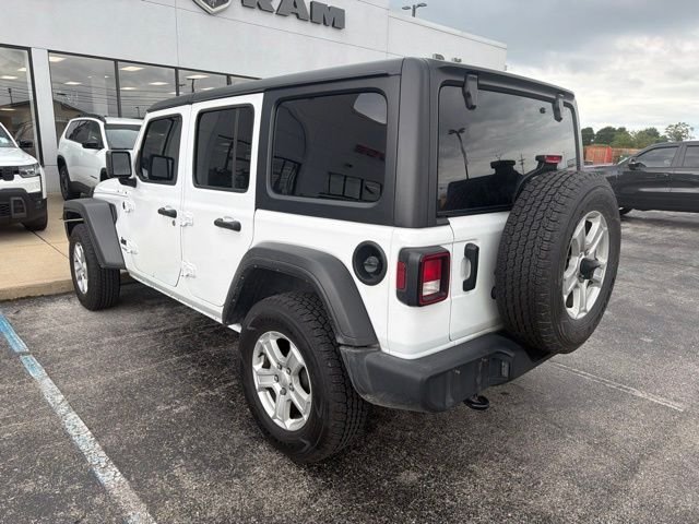 Used 2022 White Jeep Unlimited Sport S image 3