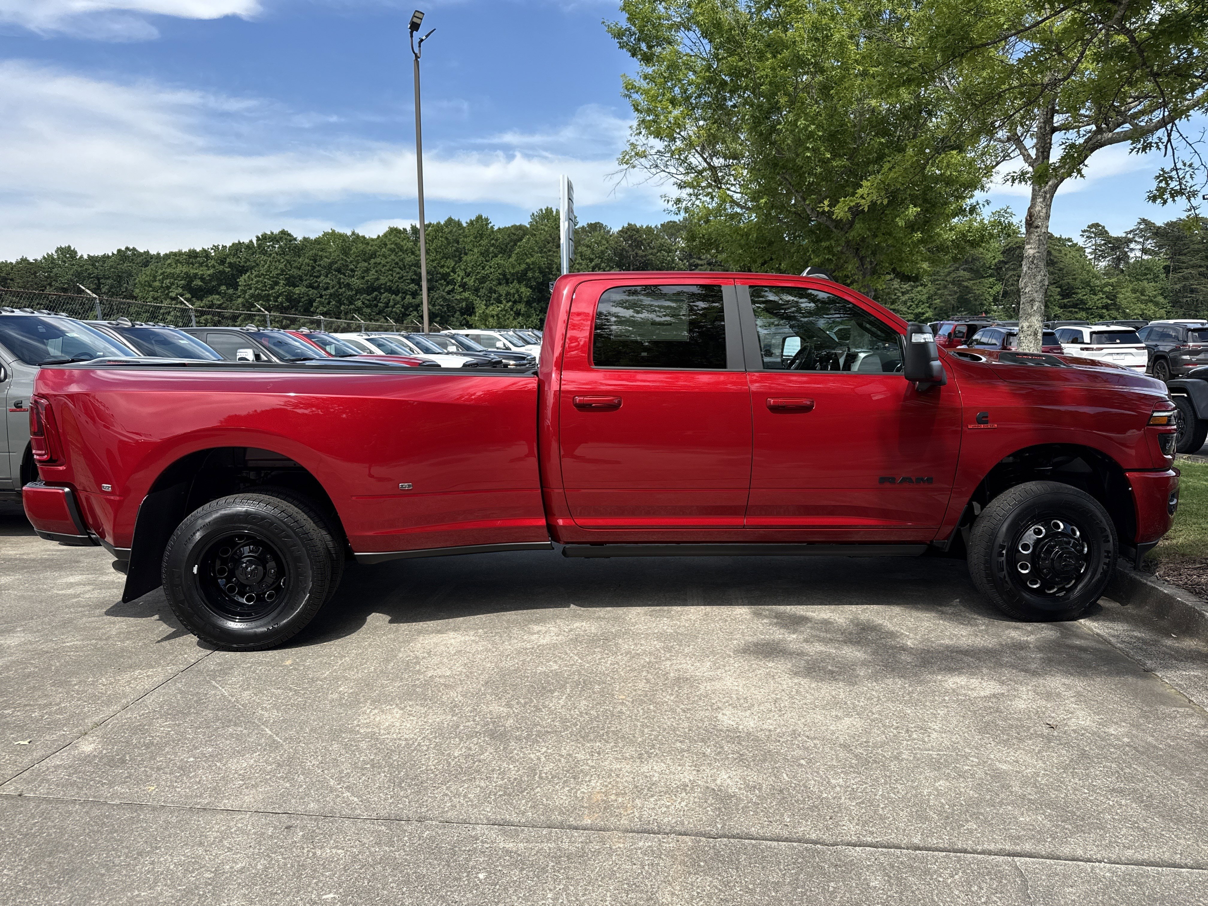 New 2026 Molten Red Pearlcoat RAM Laramie image 8
