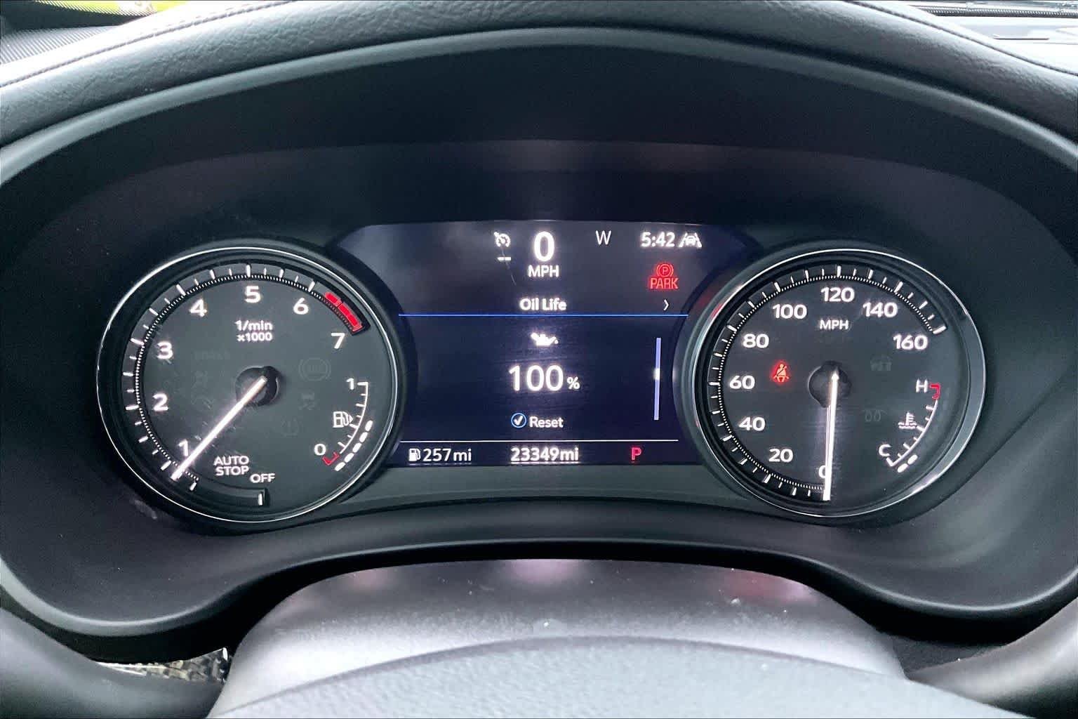 Used 2023 Crystal White Tricoat Cadillac FWD Sport image 26