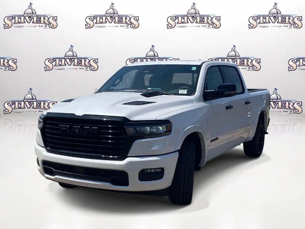 New 2026 Ivory White Tri-Coat Pearl-Coat Exterior Paint RAM Laramie image 3