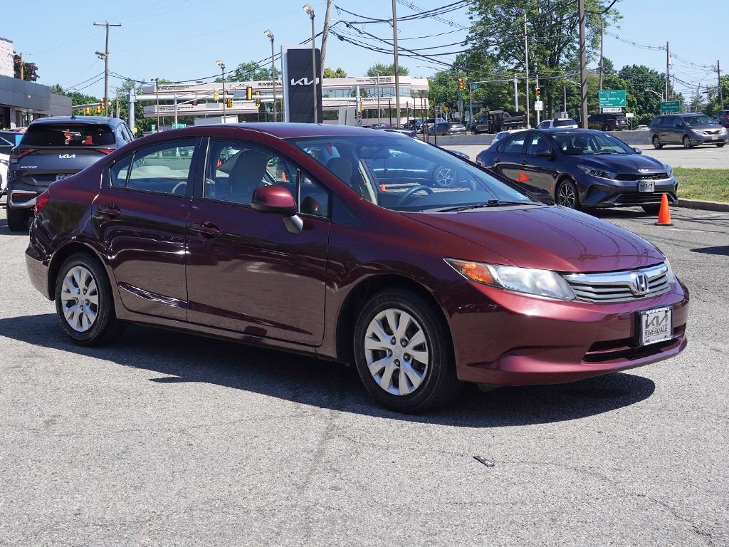 Used 2012 Honda Civic LX with VIN 19XFB2F50CE374901 for sale in Riverdale, NJ
