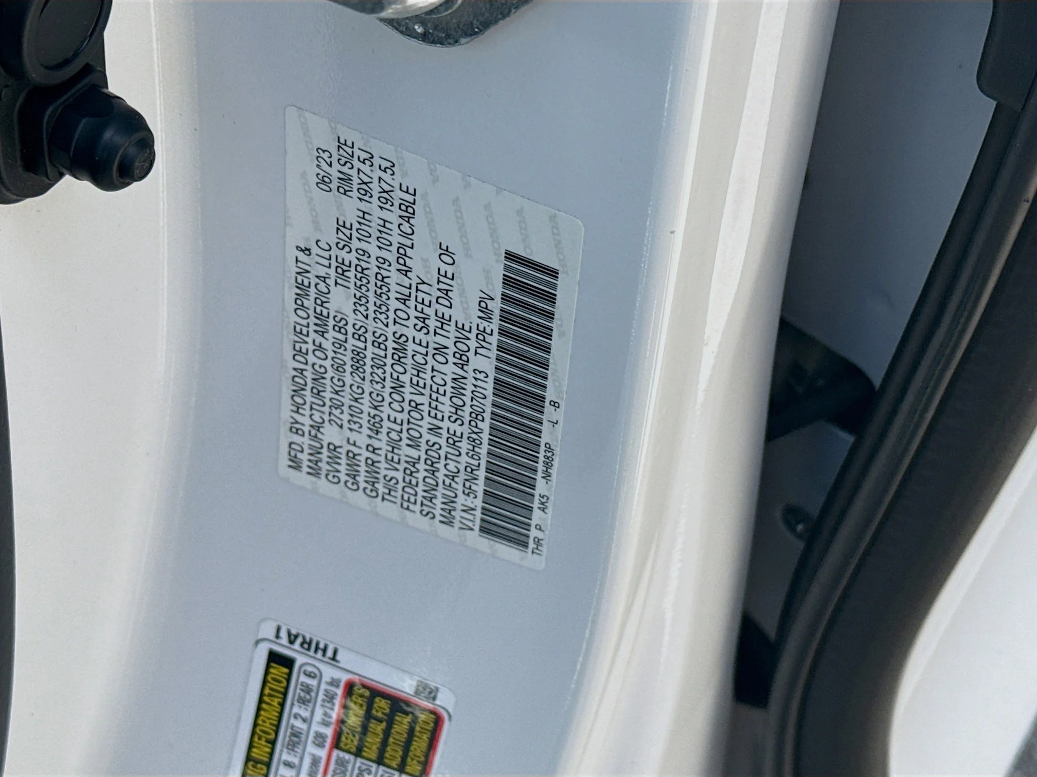2023 Honda Odyssey Touring - Photo 36