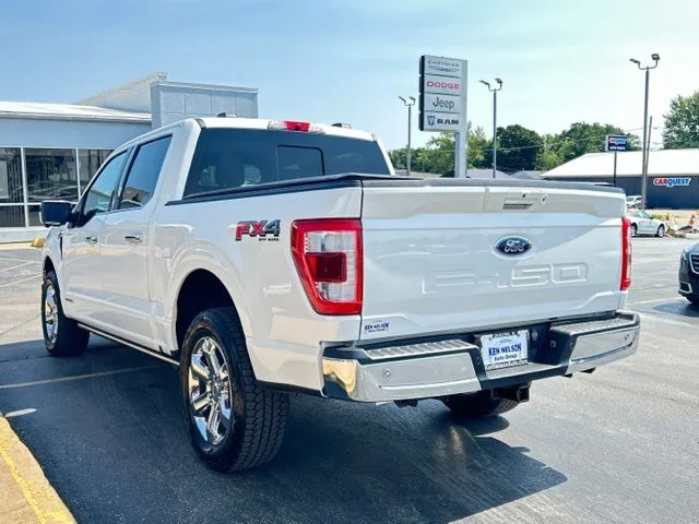 Used 2021 White Metallic Ford Lariat image 7