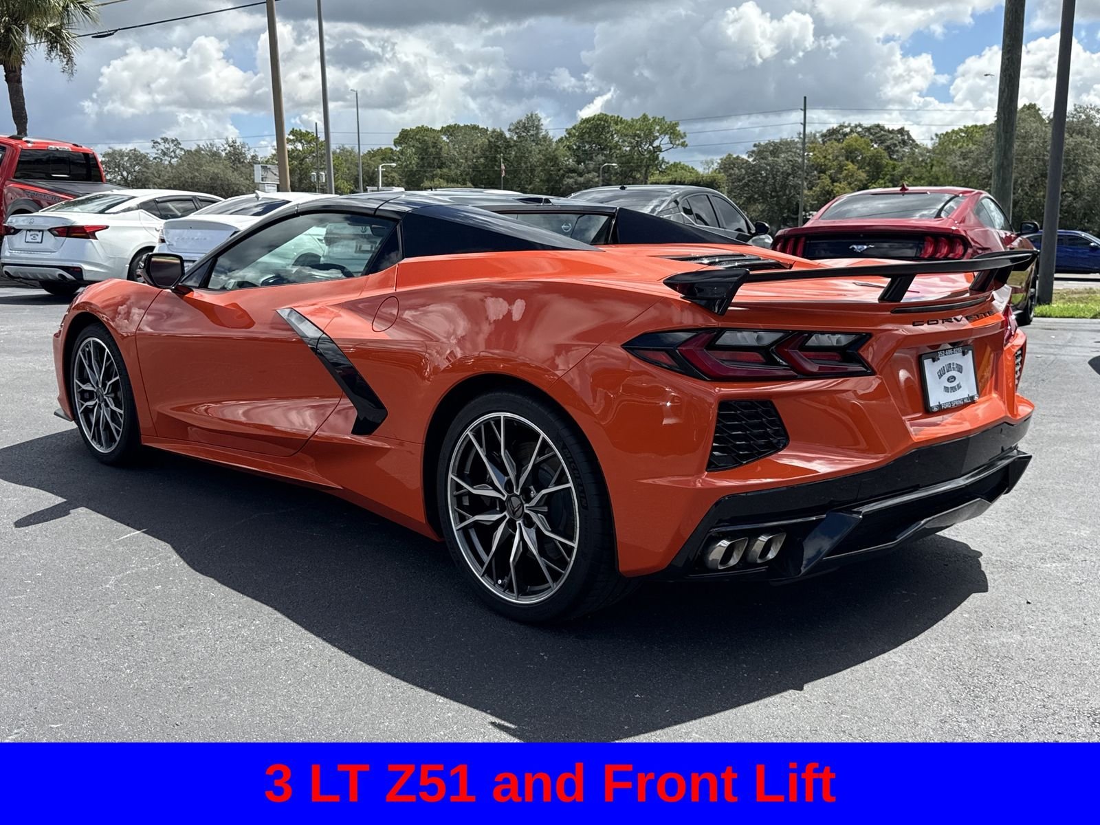 Used 2025 Sebring Orange Tintcoat Chevrolet Stingray image 7