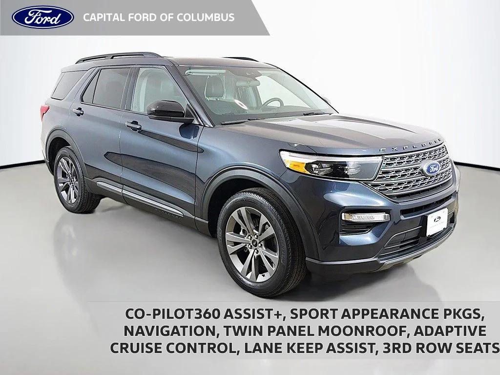 Used 2023 Blue Metallic Ford XLT image 1