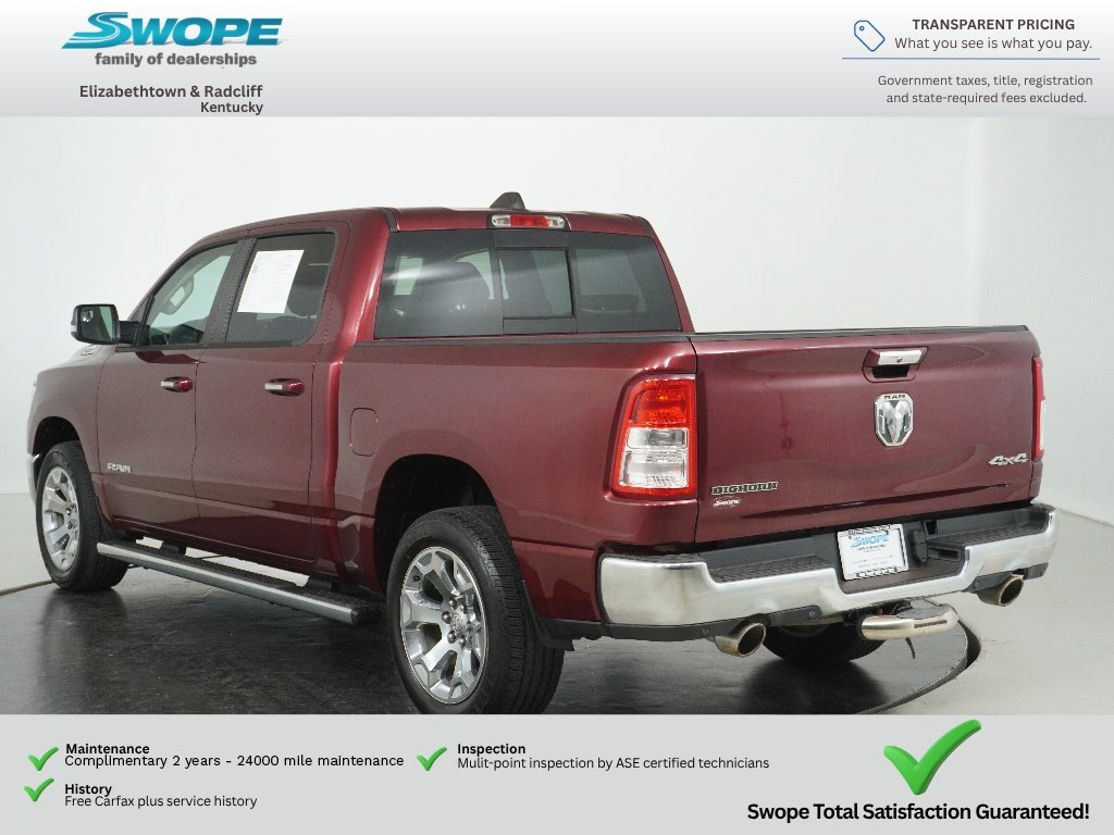 Used 2020 Delmonico Red Pearlcoat Ram Big Horn image 5