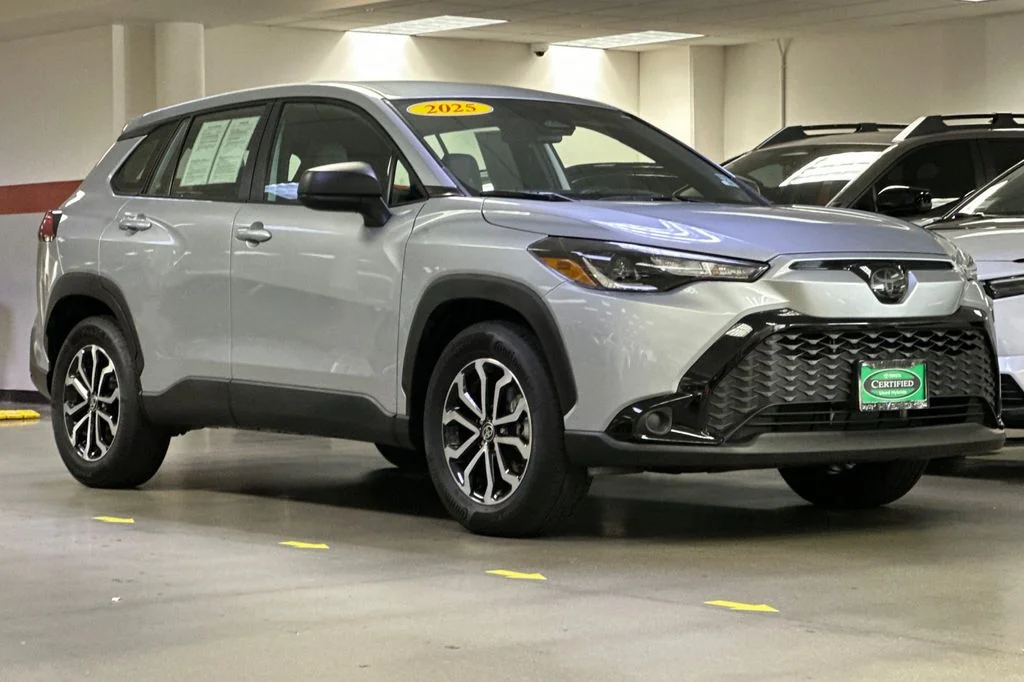 Certified Used 2025 Silver Toyota Hybrid S image 2