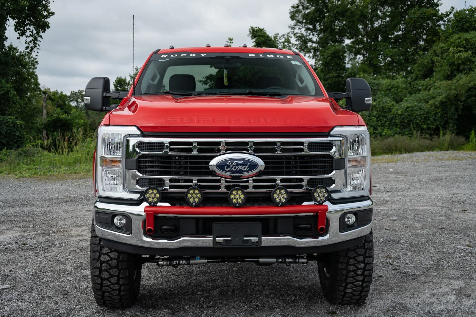 New 2026 Race Red Ford F-250® XLT with Rocky Ridge Retro Supercharged Package image 12