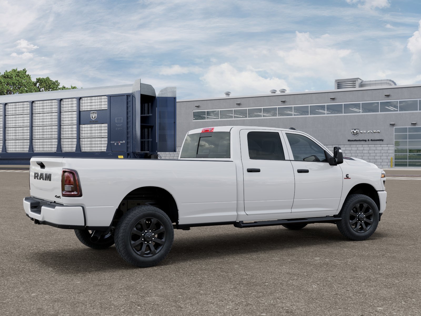 New 2026 Bright White Clear-Coat Exterior Paint RAM Tradesman image 2