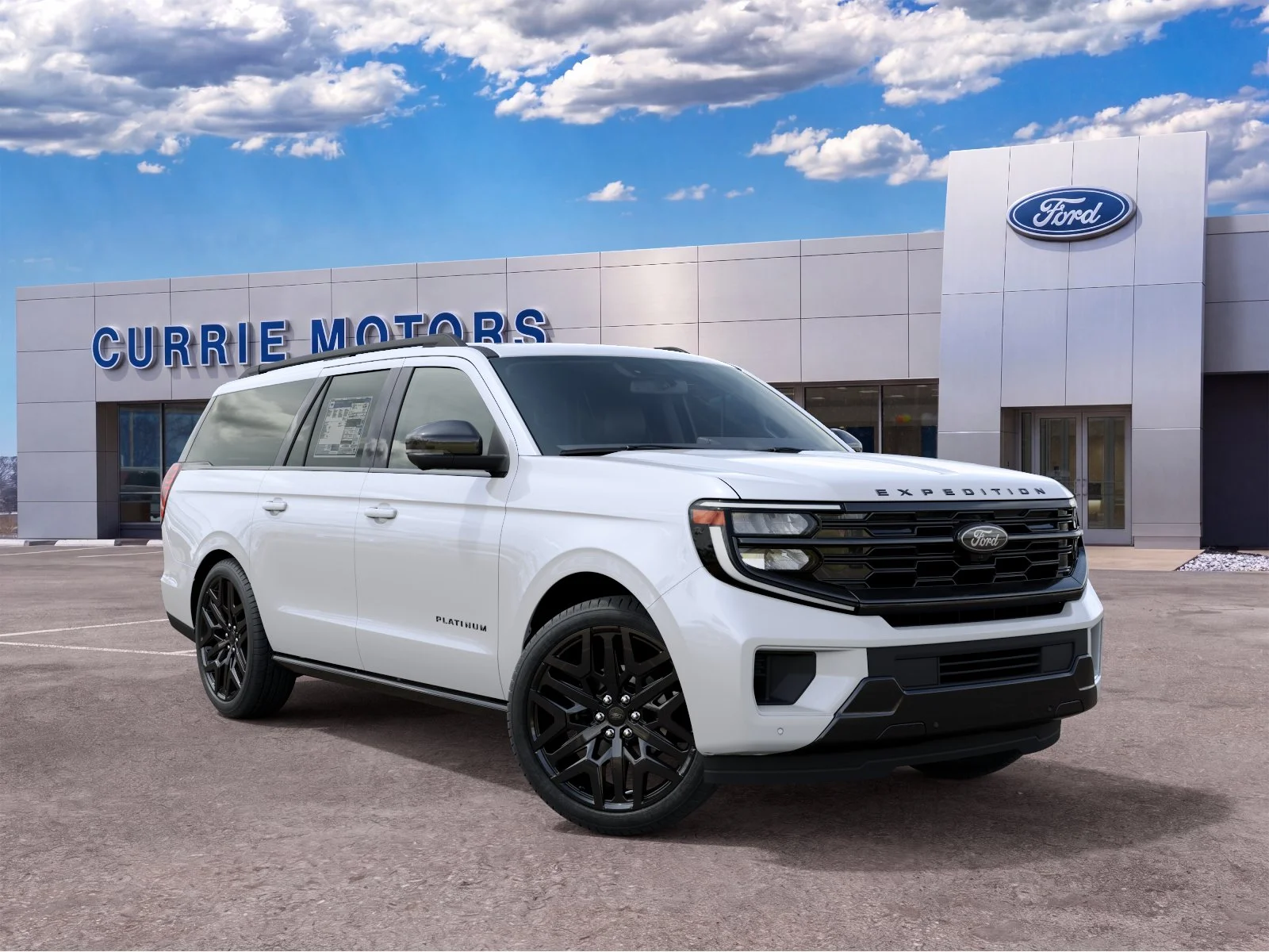 New 2027 Star White Metallic Tri-Coat Ford Platinum image 4