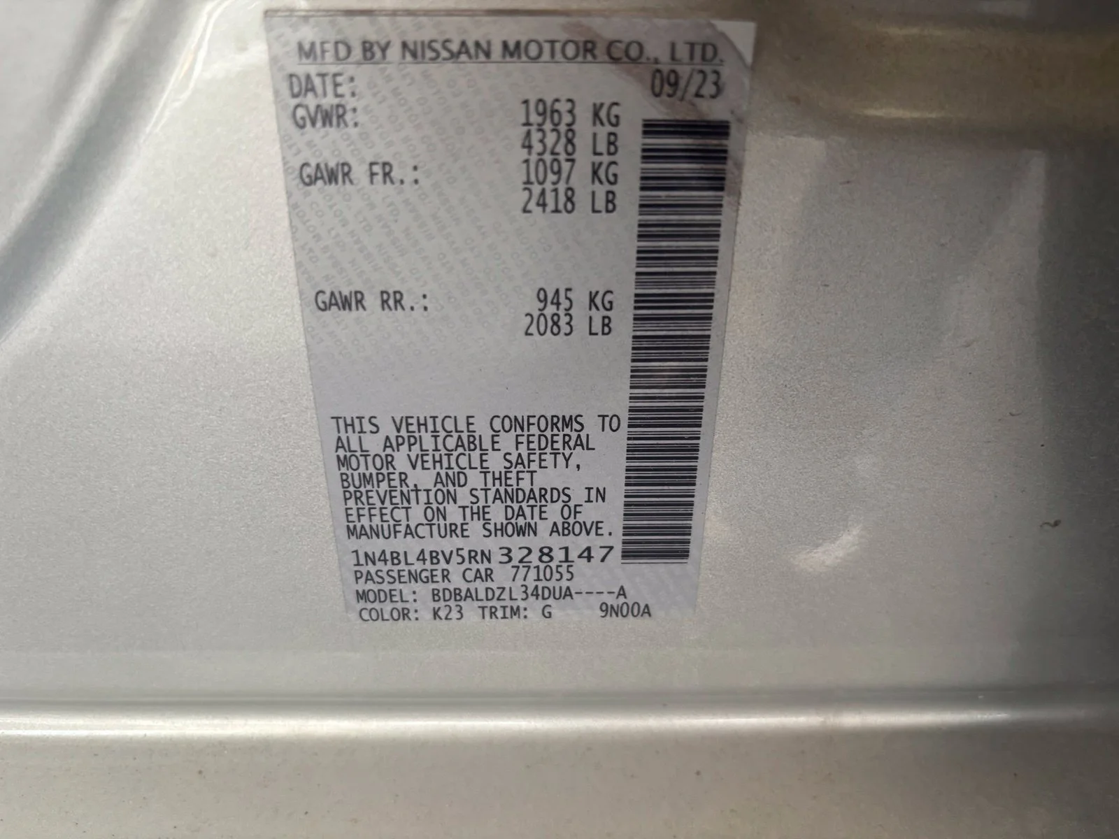Used 2024 Silver Nissan 2.5 S image 14