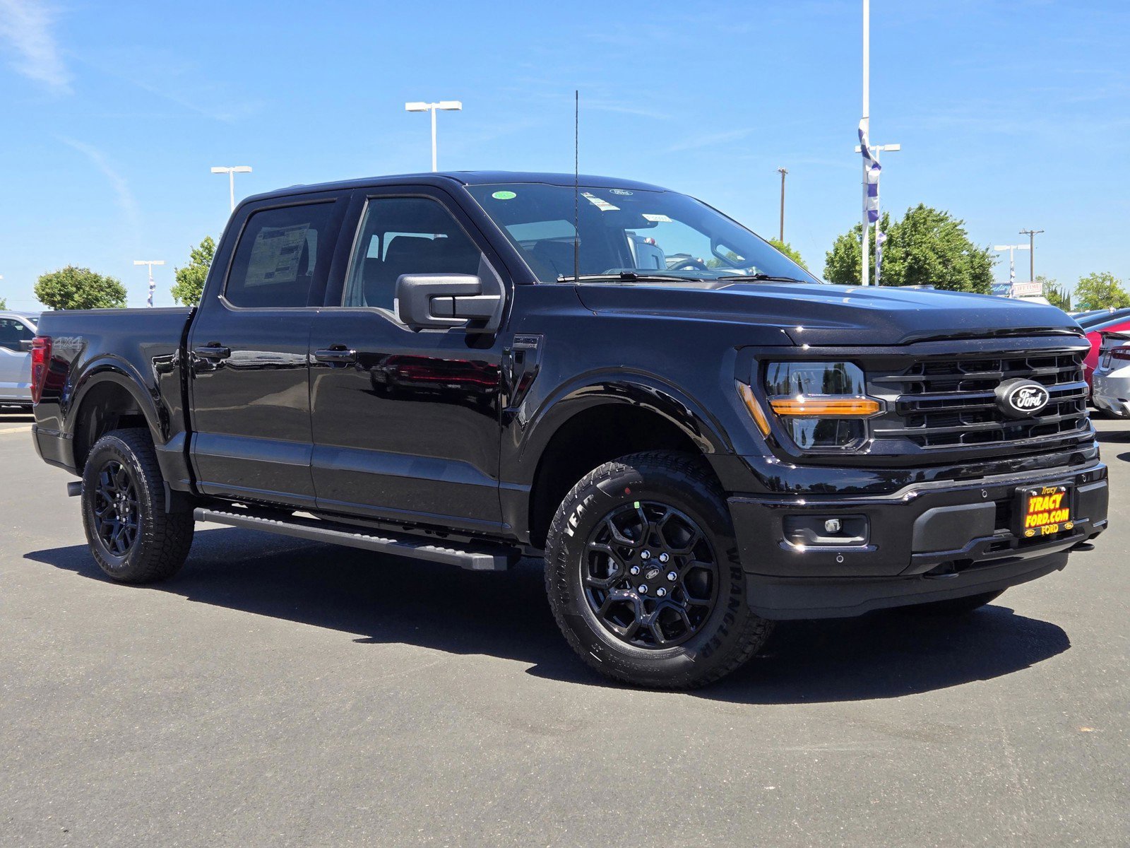 New 2026 Agate Black Metallic Ford XLT image 1