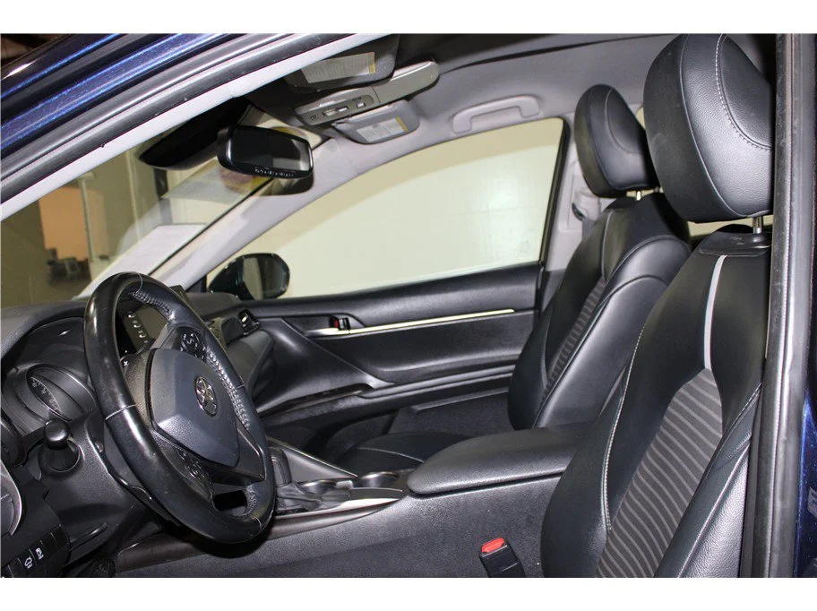 Used 2021 Blue Toyota SE Sedan 4D image 10