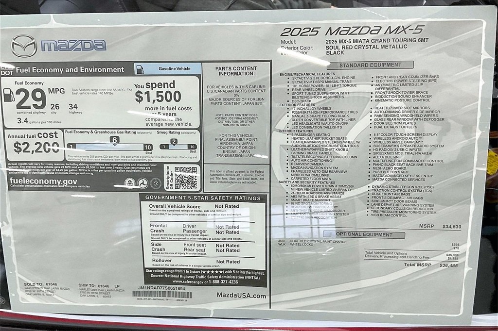 2025 MAZDA MX-5 - Image 12