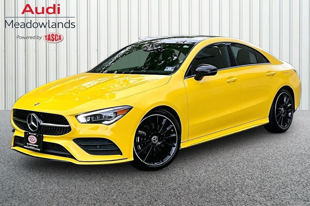 Used 2020 Yellow Mercedes-Benz CLA 250 image 1
